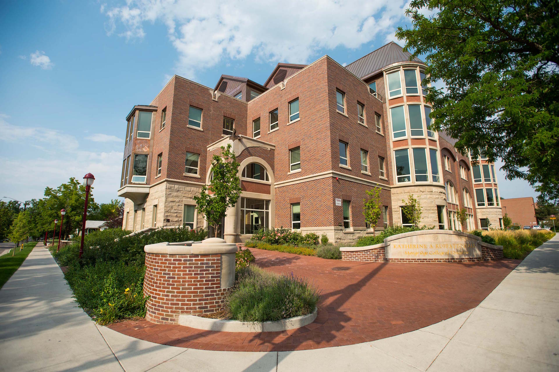 Katherine A. Ruffatto Hall, College of Education Lime Green